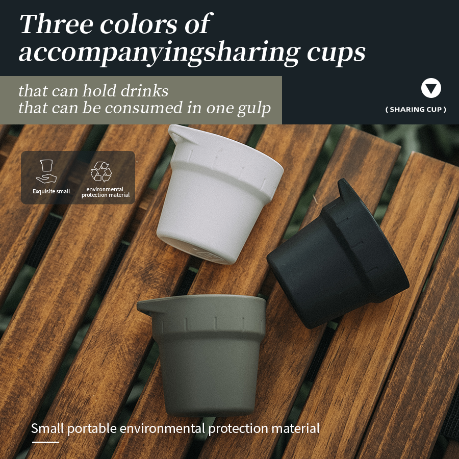 Awada Coffee Sharing Cup β Green | White | Black