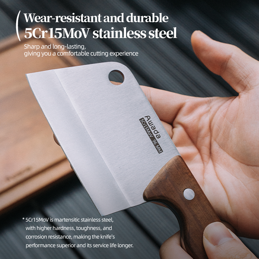 Awada Double-Sided Camping Cutting Board Set โ Stainless Steel Knife Pro Kit