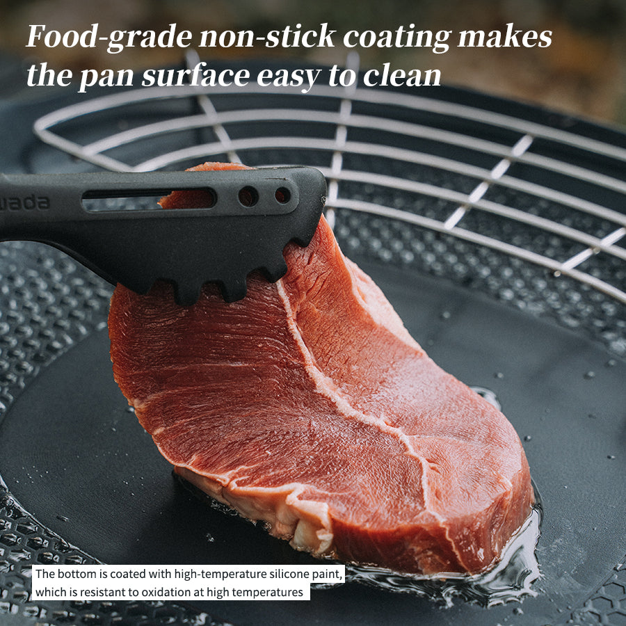 Awada Portable Camping Grill Pan – Dual Use Non-Stick Electric & Gas