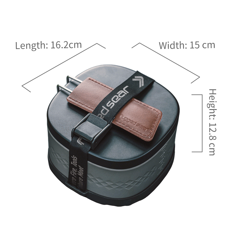 Rugged Sear Multi-Function Outdoor Lunchbox β Compact Camping Cookware Set to Fry, Boil & Steam