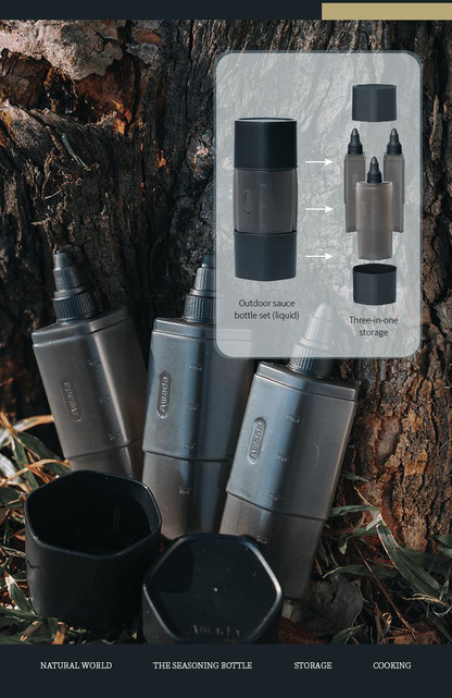 Awada 3-in-1 Spice Dispenser & Storage Jar