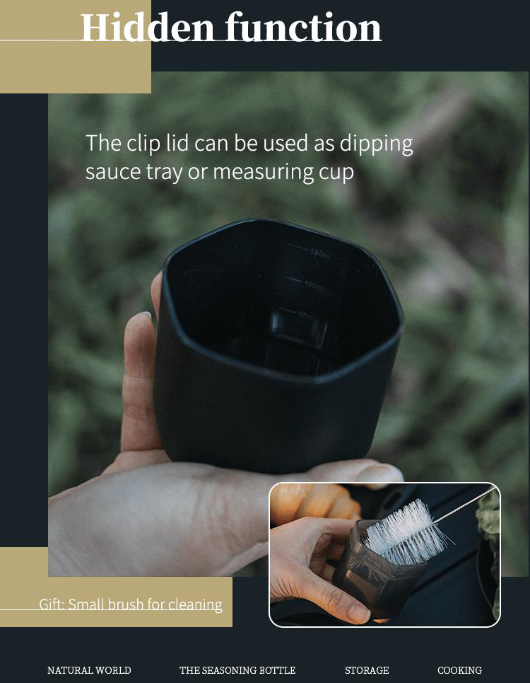 Awada 3-in-1 Spice Dispenser & Storage Jar