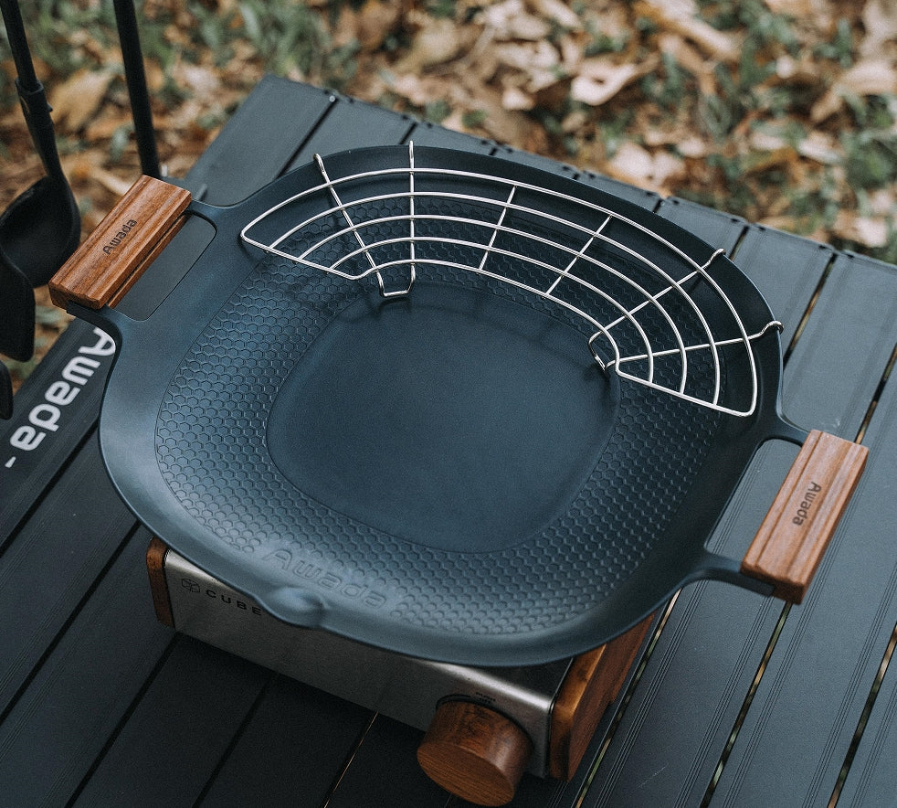 Awada Dual Use Electric Fire Grill Pan