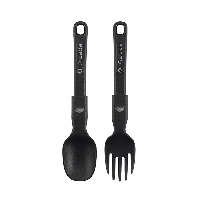 Awada Foldable Cutlery Set Fork Spoon