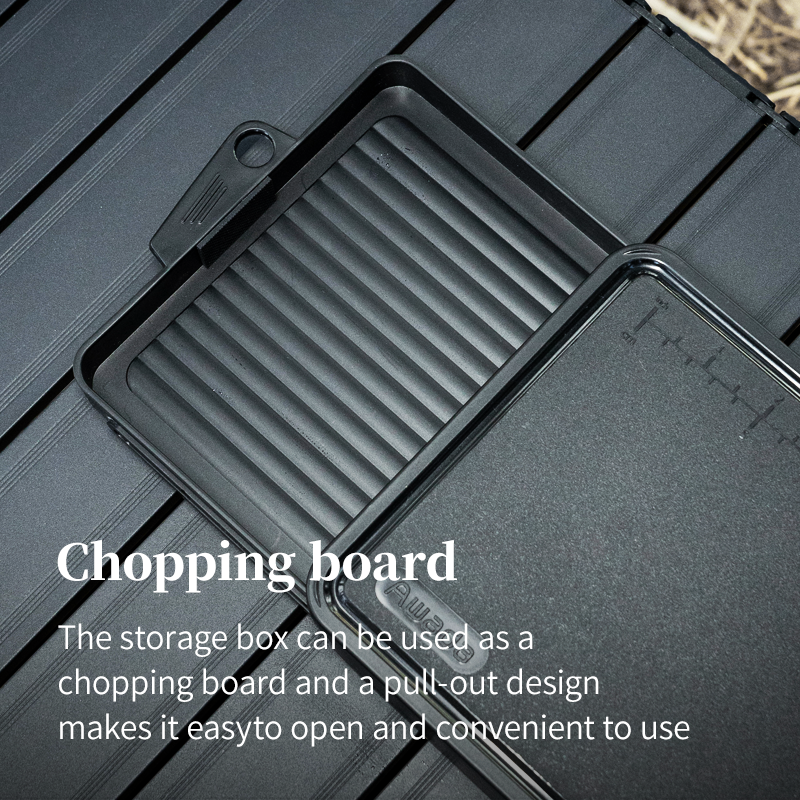AWADA 4-in-1 Camping Cutting Board Set