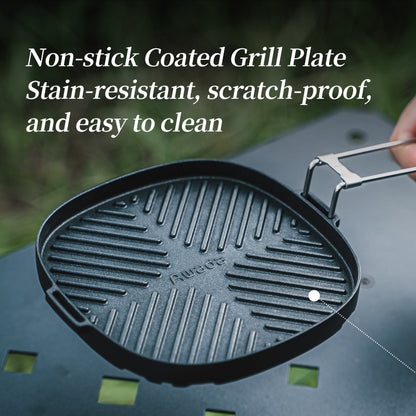 AWADA Multi-Function Outdoor Lunchbox – Compact Camping Cookware Set to Fry, Boil & Steam