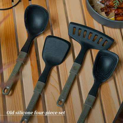 Awada Outdoor Camping Silicone Cookware Package – Lightweight Foldable Kitchen Tools for Travel and Hiking