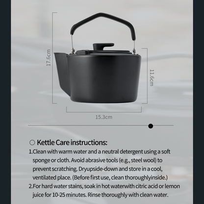 Awada 304 Stainless Steel Camping Whistling Kettle – Large Outdoor Tea & Coffee Pot ☕ for Hiking, Travel & Picnic