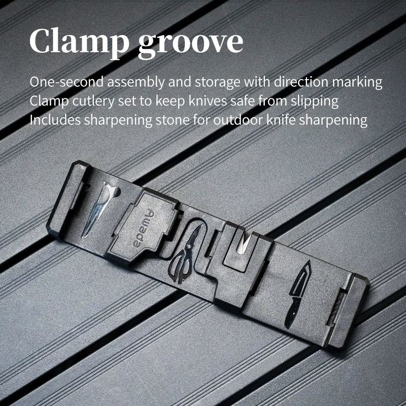 AWADA 4-in-1 Camping Cutting Board Set