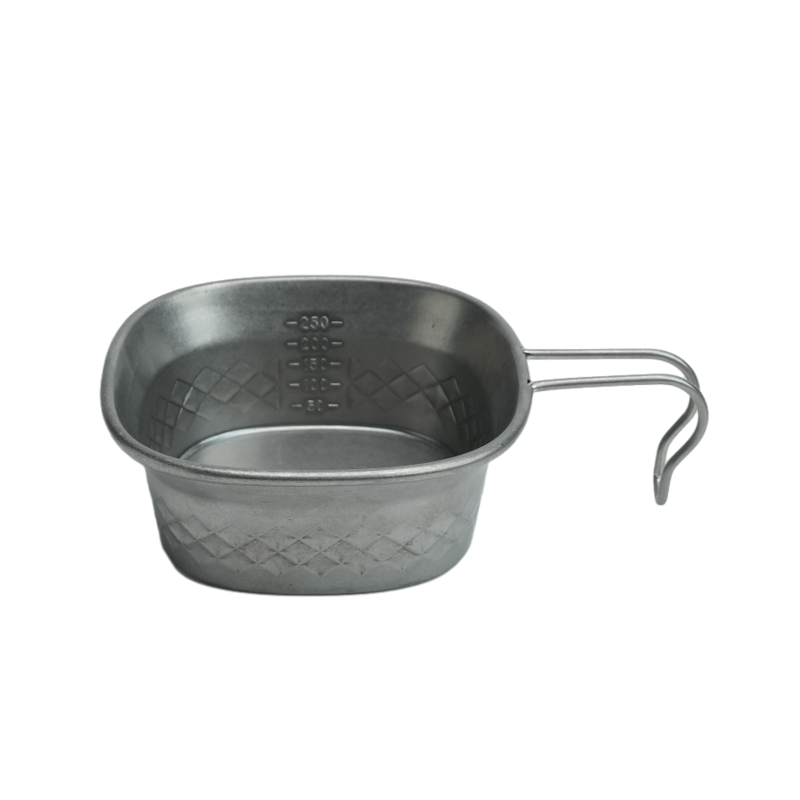 Awada 304 Stainless Steel Outdoor Tableware Set – Cup, Bowl, Plate & Camping Cutlery with Storage Bag