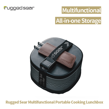 Rugged Sear Multi-Function Outdoor Lunchbox – Compact Camping Cookware Set to Fry, Boil & Steam
