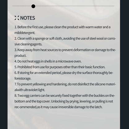 Awada 2-in-1 Outdoor Egg Carrier & Steamer | Portable Leakproof Camping Egg Storage Box