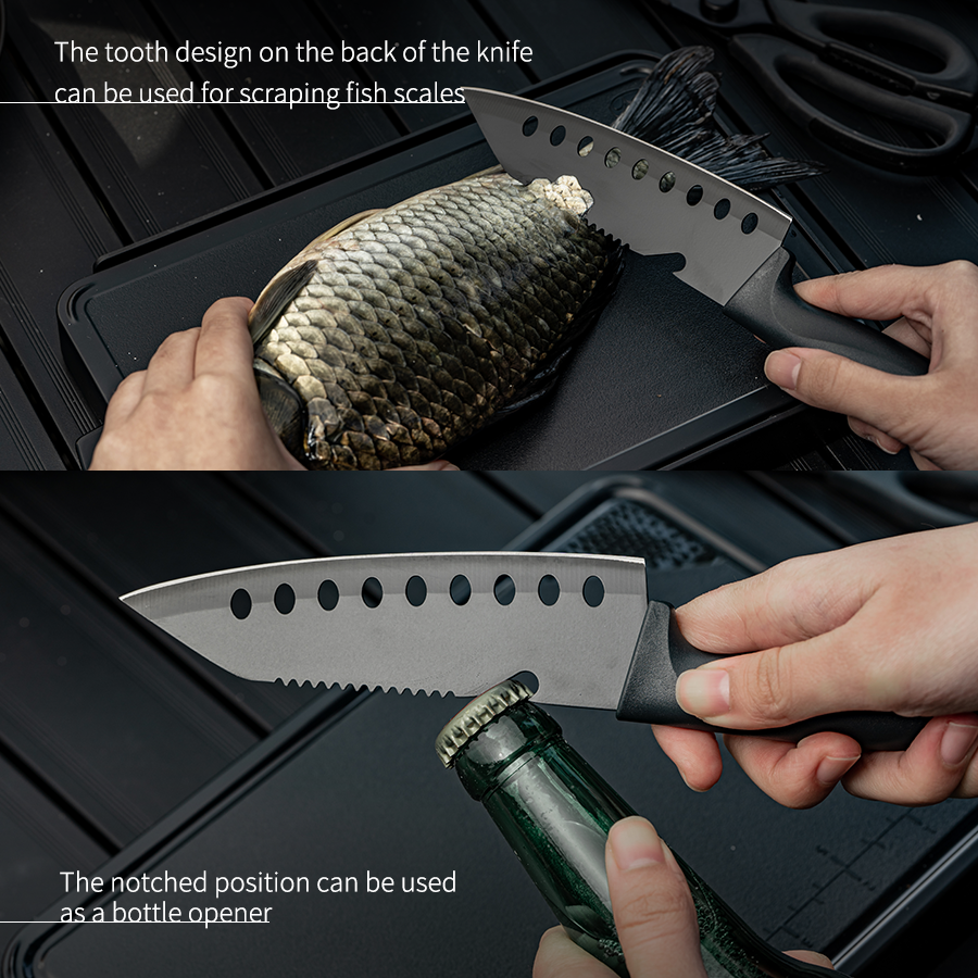 AWADA 4-in-1 Camping Cutting Board Set
