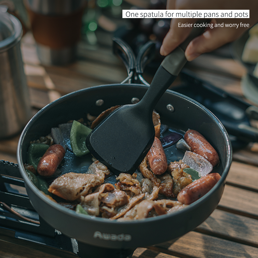 Awada Outdoor Camping Silicone Cookware Package – Lightweight Foldable Kitchen Tools for Travel and Hiking