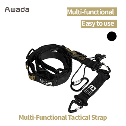 Awada Multi-Functional Outdoor Utility Strap – Adjustable Camping Shoulder & Hanging Strap