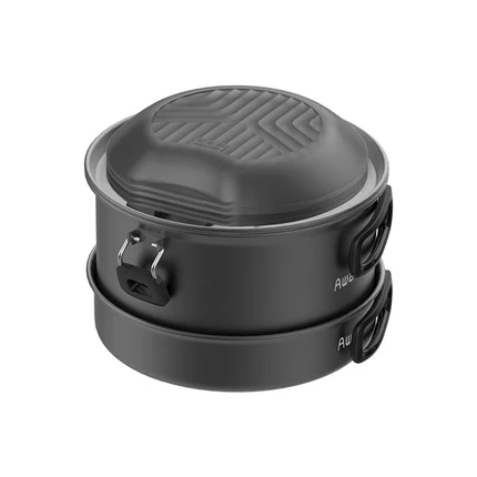 Awada 25-in-1 Portable Camping Kitchen Set – Multi-Function Cookware with Pot, Pan, Bowls, Plates and Accessories