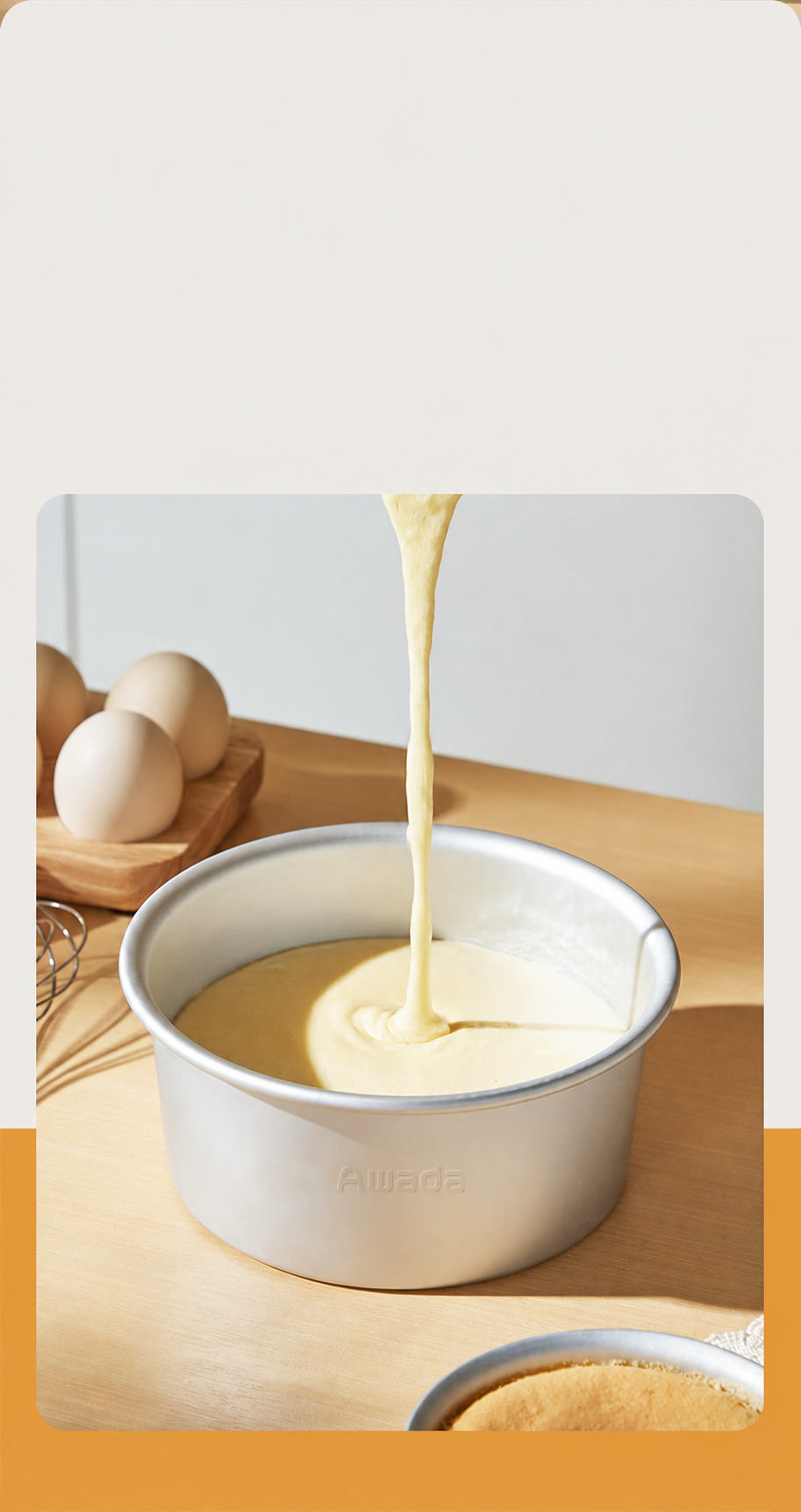 Round Aluminum Cake Baking Pan