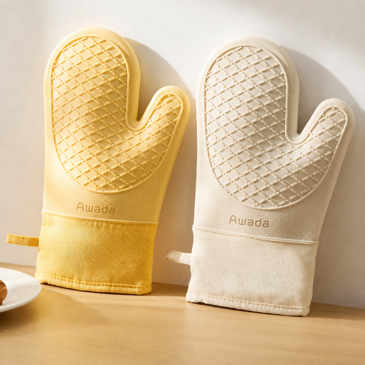 Heat-Resistant Silicone Oven Mitts