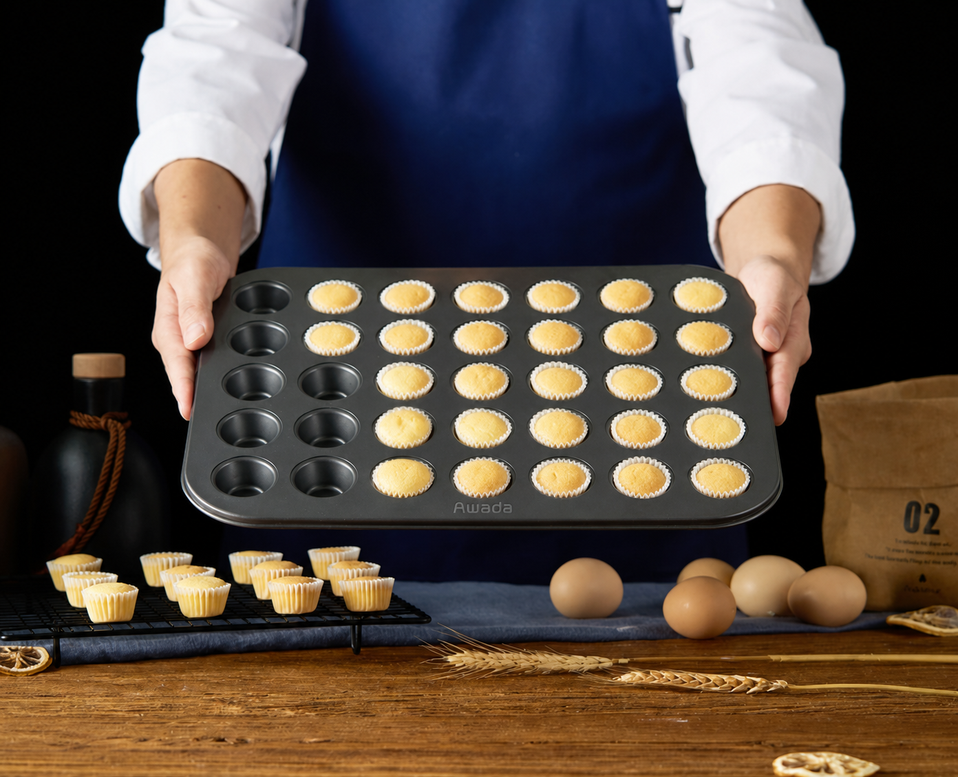 Multi-Cavity Nonstick Cookie Baking Pan