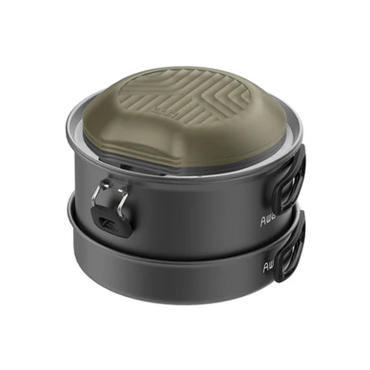 Awada 25-in-1 Portable Camping Kitchen Set – Multi-Function Cookware with Pot, Pan, Bowls, Plates and Accessories