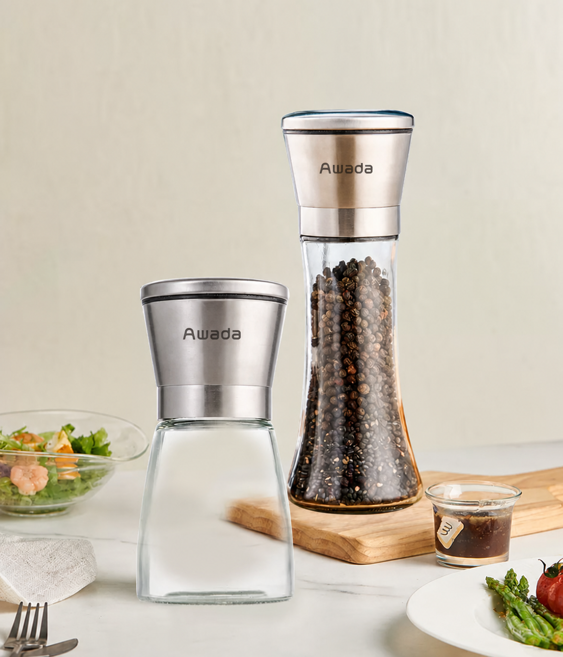 Manual Stainless Steel Pepper Grinder