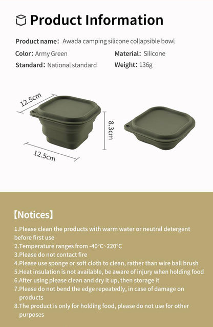 Awada Outdoor Multi-Functional Lightweight Portable Easy-to-Clean Durable Fruit Bowl