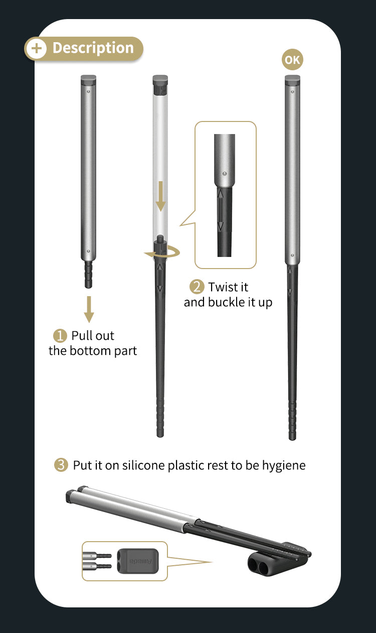 Awada Extendable Nylon Chopsticks