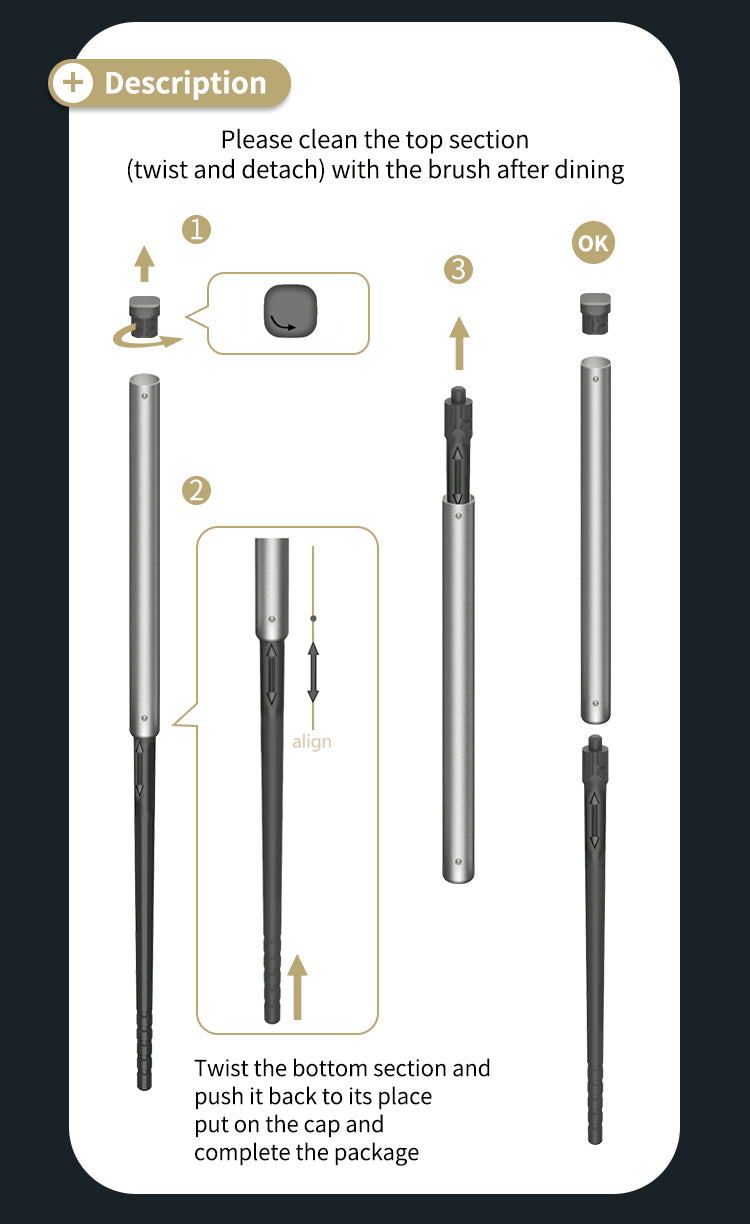 Awada Extendable Nylon Chopsticks