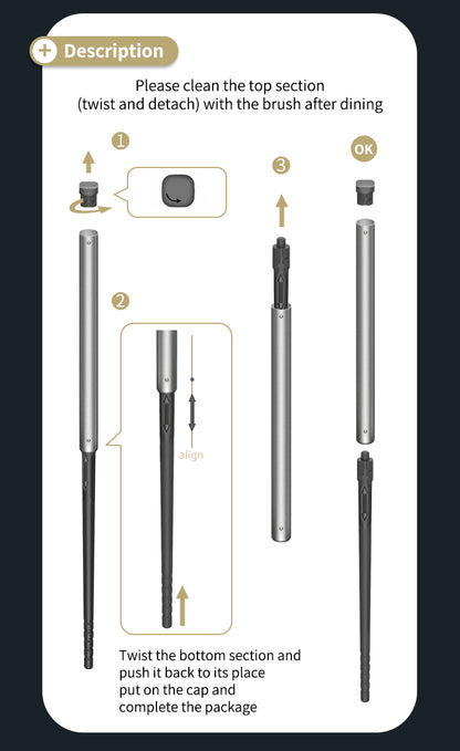 Awada Extendable Nylon Chopsticks