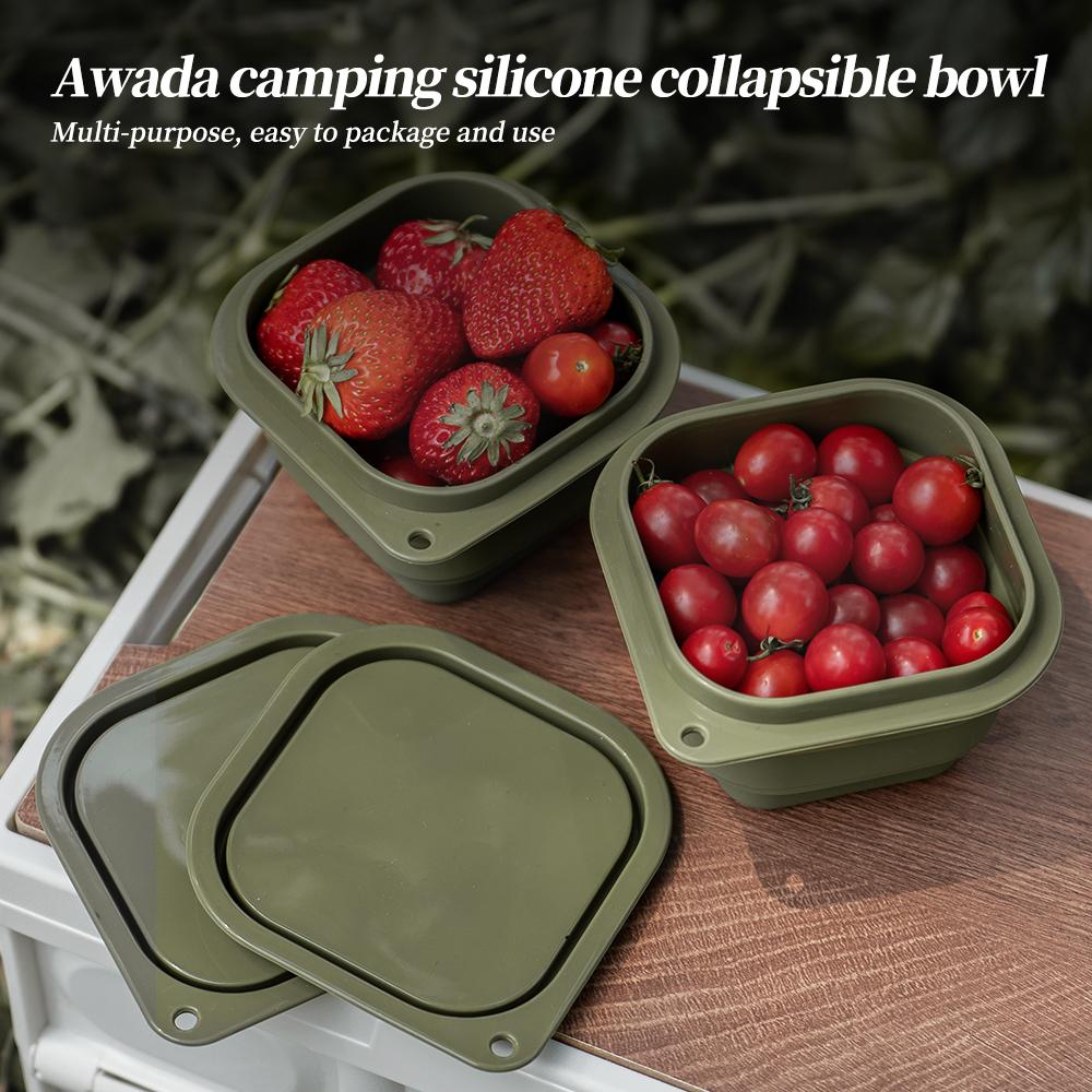 Awada Outdoor Foldable Multi Purpose Fruit Bowl